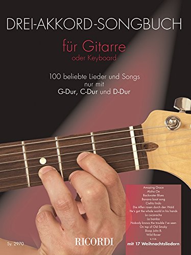 3 Akkord Songbuch Guitare von Ricordi